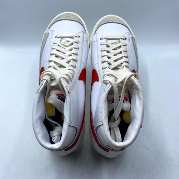 Nike Blazer Mid '77 VNTG Sneaker White Red BQ6806-600 Men's Size 8 New - Picture 6 of 12